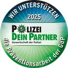 Wir unterstützen die Präventionsarbeit der Gewerkschaft der Polizei 2025